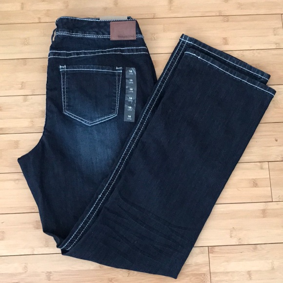 Maurices Denim - Maurices Ellie Straight Fit Slim Boot Jean 18 Long